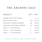ARCHIVE SALE